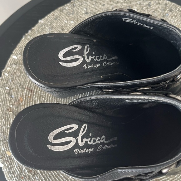 Sbicca Wedge Mule vintage style - Picture 4 of 6